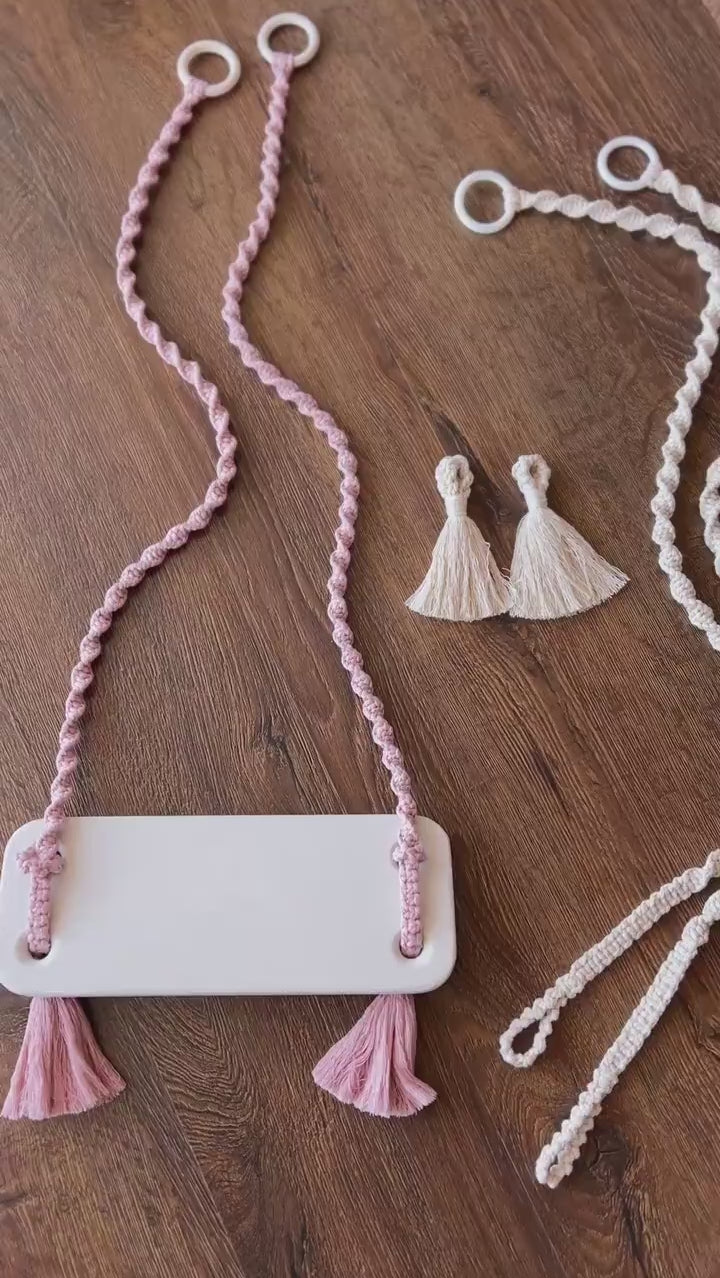 Macrame Swing Photography Prop Furniture, Newborn Macrame Swing Props, Macrame Newborn Boho Photography Props, Macrame Baby Photo Swing Prop