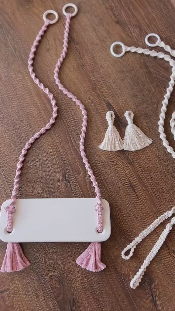 Macrame Swing Photography Prop Furniture, Newborn Macrame Swing Props, Macrame Newborn Boho Photography Props, Macrame Baby Photo Swing Prop
