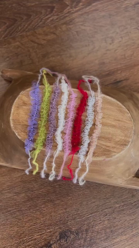 Colorful Newborn Headband for Girl, Newborn Photography Props, Newborn Girl Coming Home Outfit, Newborn Girl Headband, Baby Girl Bow Tieback