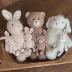 Newborn Knitted Bear Photography Props, Newborn Knit Rabbit Toy, Baby Bear Crochet Toy,Newborn Photography Prop, Knit Newborn Teddy Bear Toy