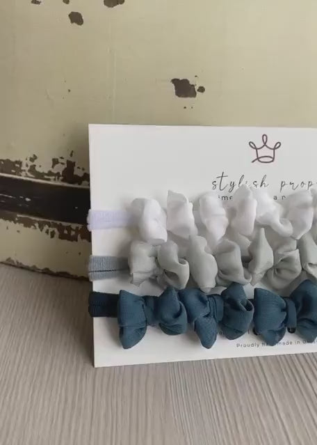 Newborn Headband Bows, Newborn Bows Headband for Photography Props, Small Bows Newborn Tieback, Newborn Headband Girl, Newborn girl headband