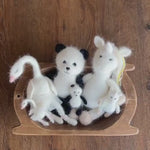 Baby Crochet Animal Toys Birthday Gift, Newborn Photography props, Baby Knitted Toys Baby Shower Gift, Newborn Unicorn Toy, White Swan Toy