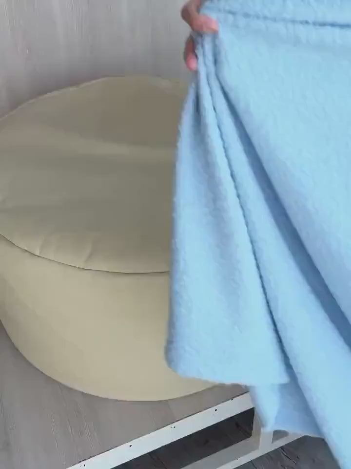 Teddy Bear Backdrop for Newborn Photography props,  Newborn Curly Fur Fabric Backdrop, Newborn Layering Props, Newborn Posing Fabric Photo