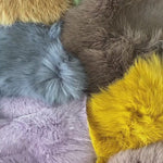 Newborn Velvet Pillow and Fur Set, Velvet Newborn Headband Girl, Newborn Rabbit Fur, Newborn Photography Props Set, Newborn Posing Pillow