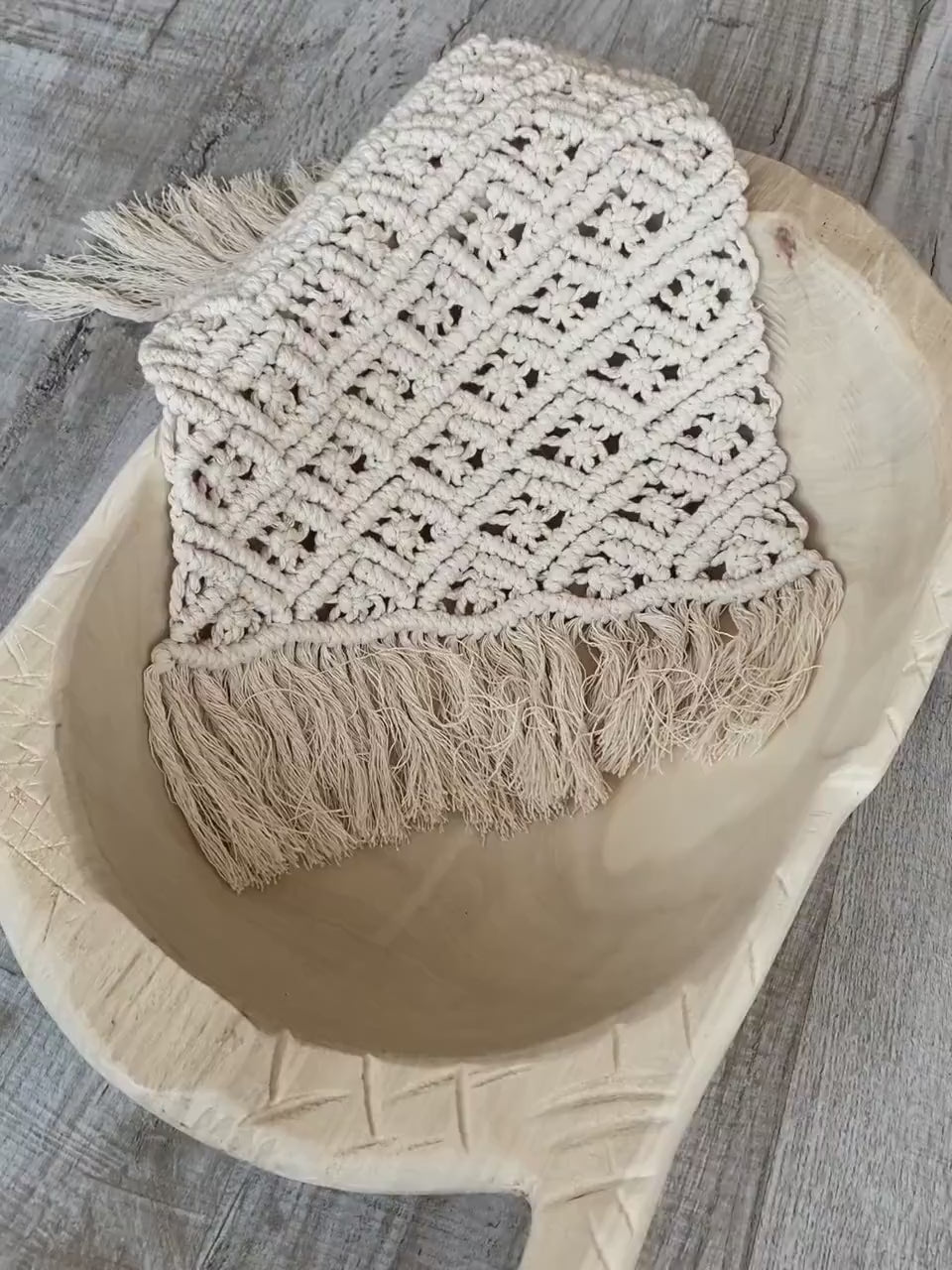 Macrame Newborn Rug, Macrame Pillow,Newborn Photography props,Macrame Newborn Props,Newborn Knitted Macrame Blanket,Natural Macrame Jute Rug