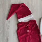 Newborn Christmas Outfit, Newborn Santa Claus Outfit, Christmas Newborn Outfit, Newborn Photography Props, Newborn Christmas Photo Outfit