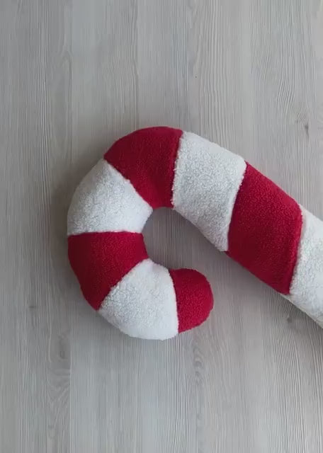 Christmas Candy Cane Pillow for Newborn Photography Props, Newborn Christmas Photo Props, Newborn Posing Pillow, Newborn Lollipop Pillow