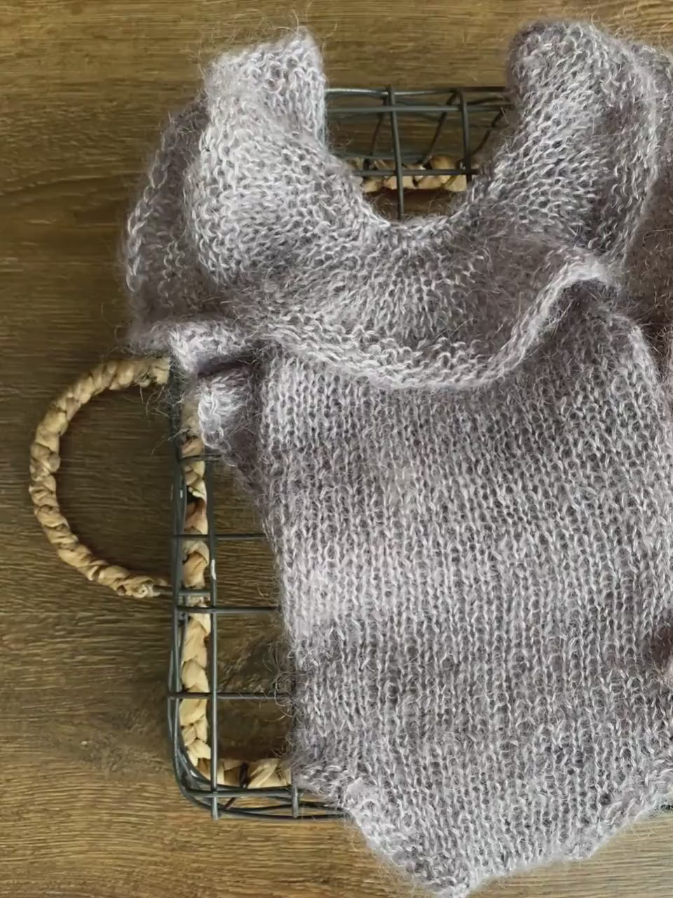 Newborn Frill Romper, Newborn Knitted Romper Girl, Newborn Knitted Outfit Girl, Newborn Photography props, Newborn Girl Coming Home Outfit