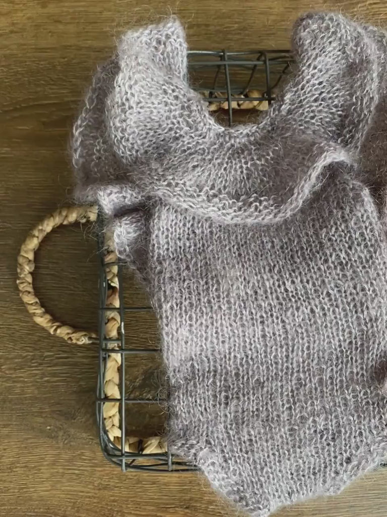 Newborn Frill Romper, Newborn Knitted Romper Girl, Newborn Knitted Outfit Girl, Newborn Photography props, Newborn Girl Coming Home Outfit