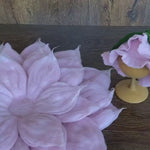 Baby Flower Felt Hat, Flower Newborn Merino Wool Felted Rug Set with Felted Hat for Girl, Newborn Photography props,Newborn Felted Props Set