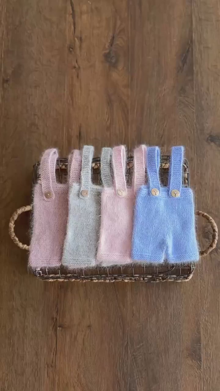 Newborn Knitted Outfit, Unisex Baby Clothing Knitted, Newborn Photography props, Newborn boy coming home outfit, Newborn Knit Overall Boy