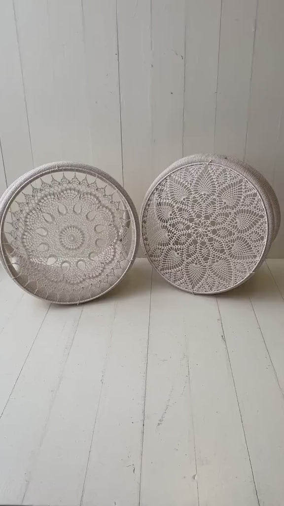 Newborn Dream Catcher Photography Props, Newborn Photography Prop Boho, Newborn Basket Prop, Baby Ring Basket Photo Prop, Macrame Photo Prop