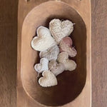 Boho Linen Small Heart Decoration Photo Props, Newborn Photography Props Set, Newborn Heart Photo Props, Baby Heart Toys, Linen Heart Decor