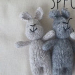 Newborn Knitted Teddy Bear Photography Props, Newborn Bunny Photo Toy, Small Hand-knitted Toy,Baby Crochet Bear Toy,Newborn Photography Prop